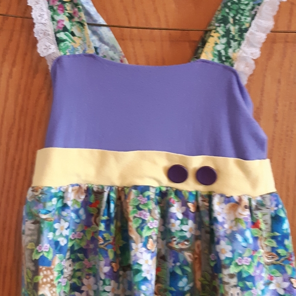 Perfect Easter Custom made woodland animals dress. - Picture 3 of 5
